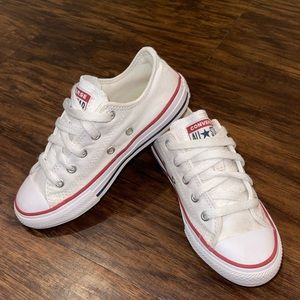 Converse Chuck Taylor All Star Low Kids Shoes-White-Size 13